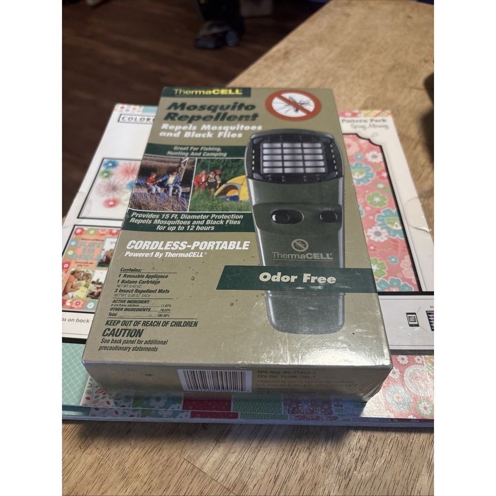 Thermacell MR350 Portable Mosquito Black Flies Repeller Covers 15 Ft